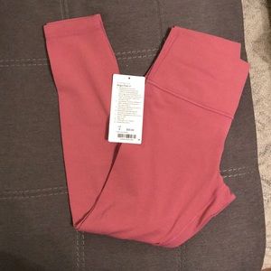 Lululemon Align pant II 25” size 8 Moss Rose